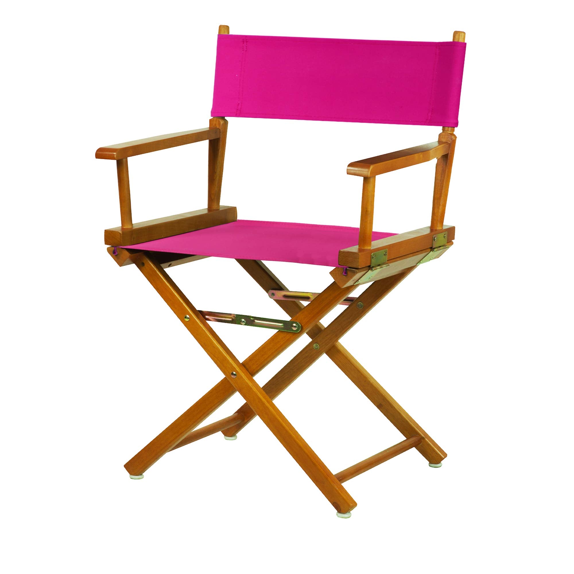 Casual Home 200-55/021-30 18" Honey Oak Frame-Magenta Canvas Director Chair Classic Height, Oakframe